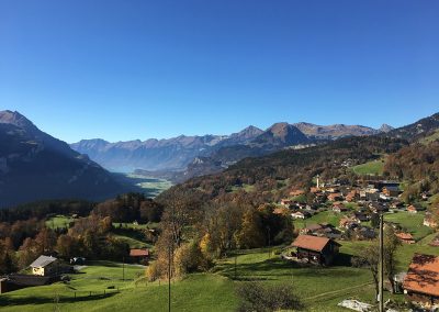 Der Blick von Reuti zum Brienzersee